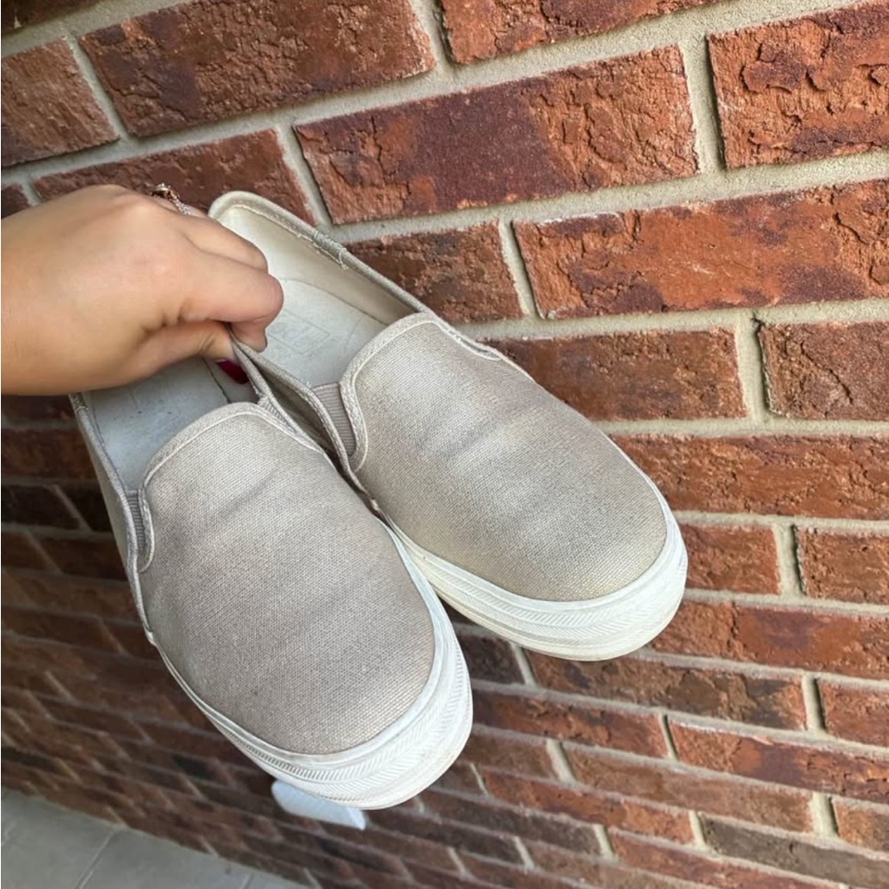 Beige Casual Shoes